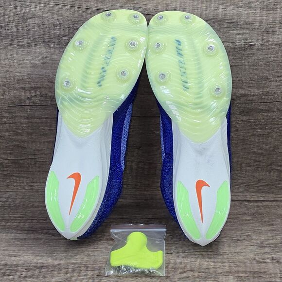 Nike Air Zoom Victory Racer Men's Sz 12.5 Blue Track & Field Shoes (CD4385-400) - Picture 7 of 9